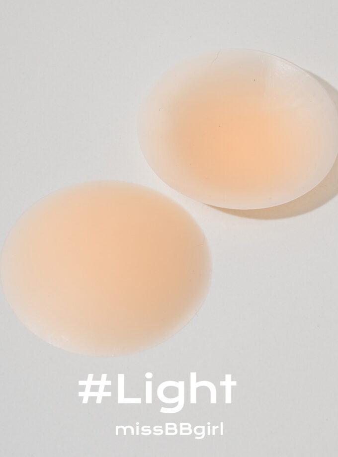 ซิลิโคนแปะจุก ไร้ขอบ มีกาว (No Box)