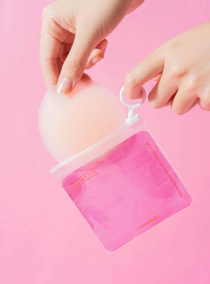 ซิลิโคนแปะจุก ไร้ขอบ มีกาว (No Box)