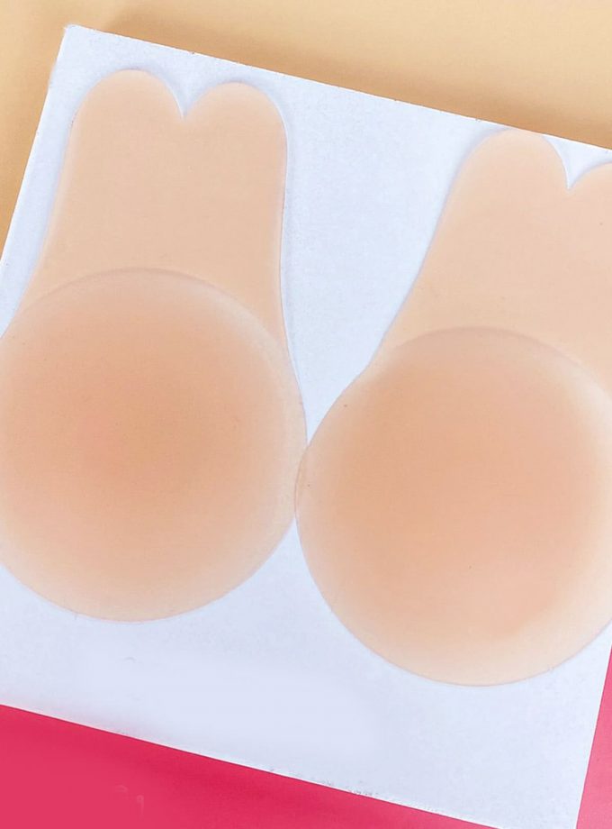 Rabbit Bra ซิลิโคนปิดจุก ไร้ขอบ เนื้อแมท 2 in 1