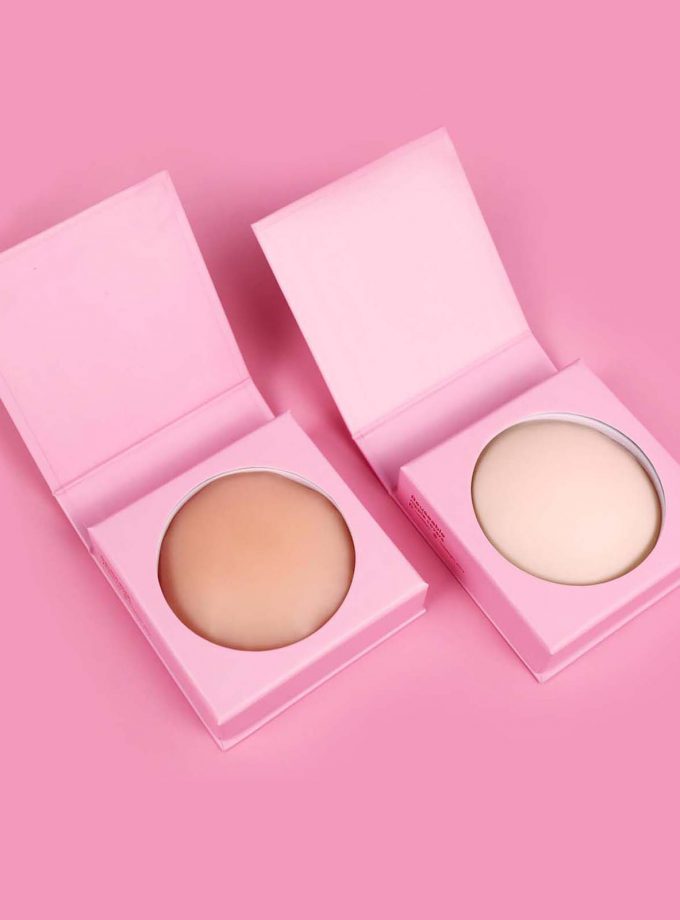 Set ซิลิโคนแปะจุก กันน้ำ พร้อมกล่องแม่เหล็ก