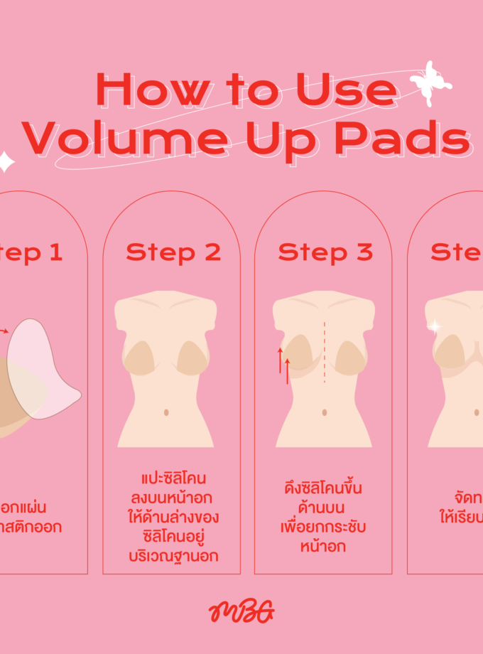 ซิลิโคนแปะจุกแบบเสริม Volume Up Pads