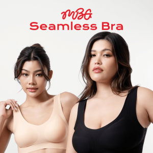 บราไร้โครง ไร้ขอบ Seamless Crop Bra [ 1 แถม 1 ]