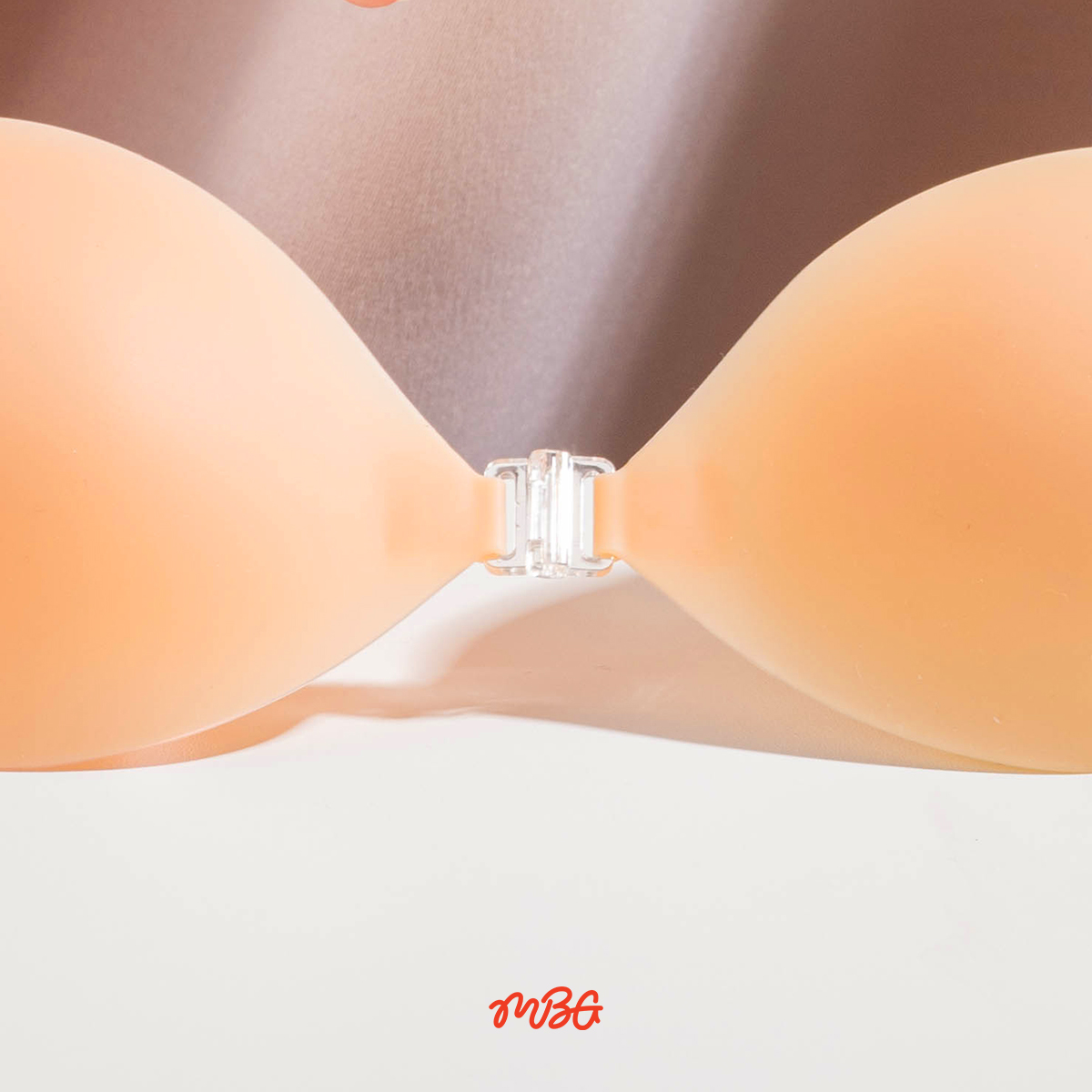 บราทรงกลม (รุ่น SIlicone) ปิดสีจุก 100% สี Nude - Image 4